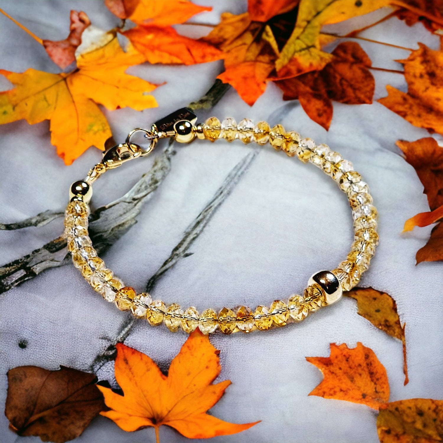 Delicate / Minimalist / Tiny Semi Precious Gemstone Bracelet