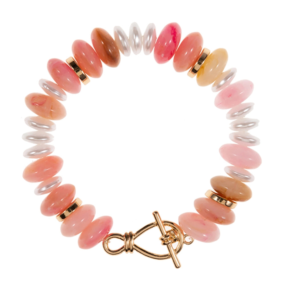 Mixed Stone Beaded Bracelet