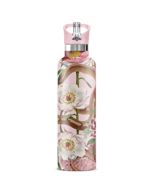 Taboo Serpent & Flowers Insulated Water Bottle