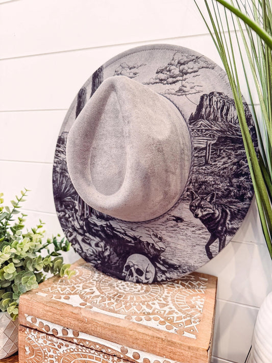 Cactus Desert Skull Hat