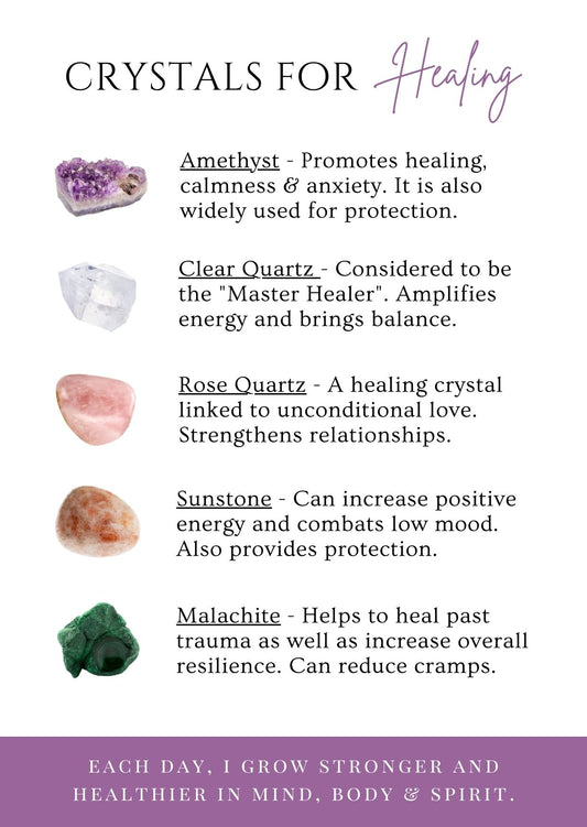 Crystals For Healing Gemstone Bracelet Set
