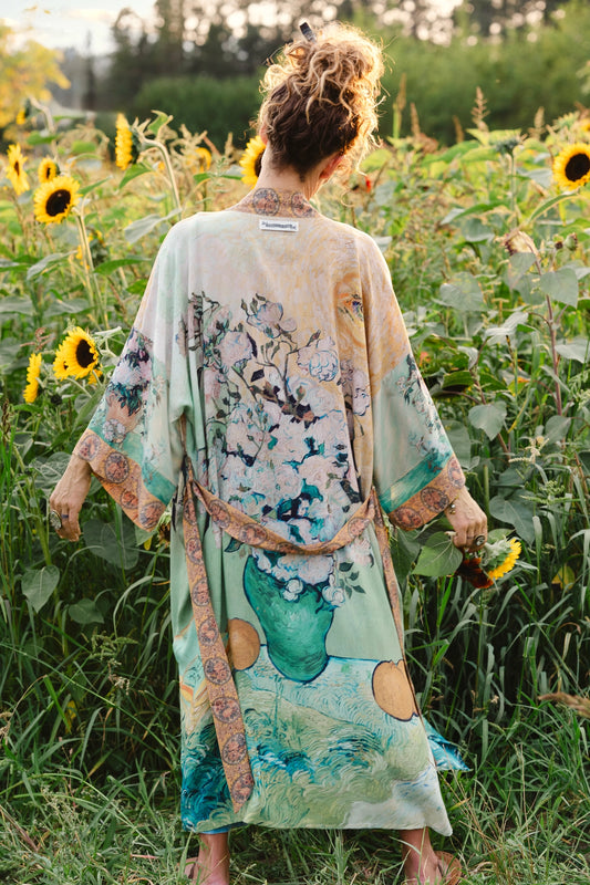 I Paint My Dream Van Gogh Opera Duster Kimono Robe - Pre Order - Ships in April