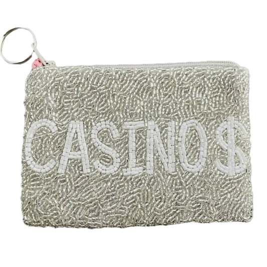 Tiana New York - Casino $ Multi Beaded Coin Purse