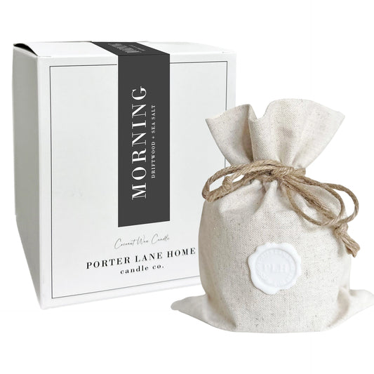 Morning | Driftwood + Sea Salt Candle | Signature Collection