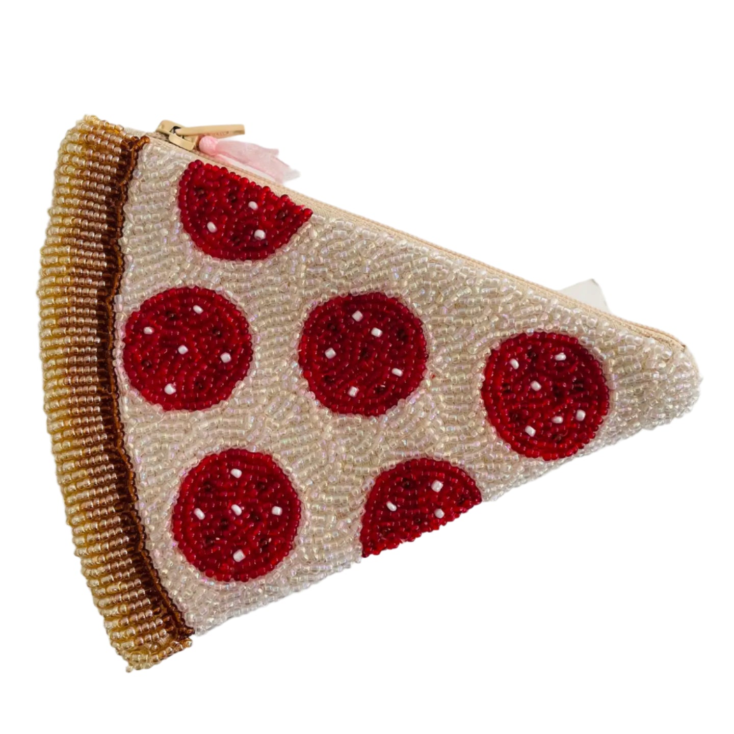 Tiana New York - Pepperoni Pizza Multi Beaded Coin Purse