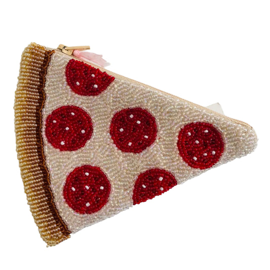 Tiana New York - Pepperoni Pizza Multi Beaded Coin Purse