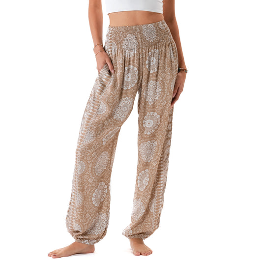 Desert Bloom Harem Pants with Pockets