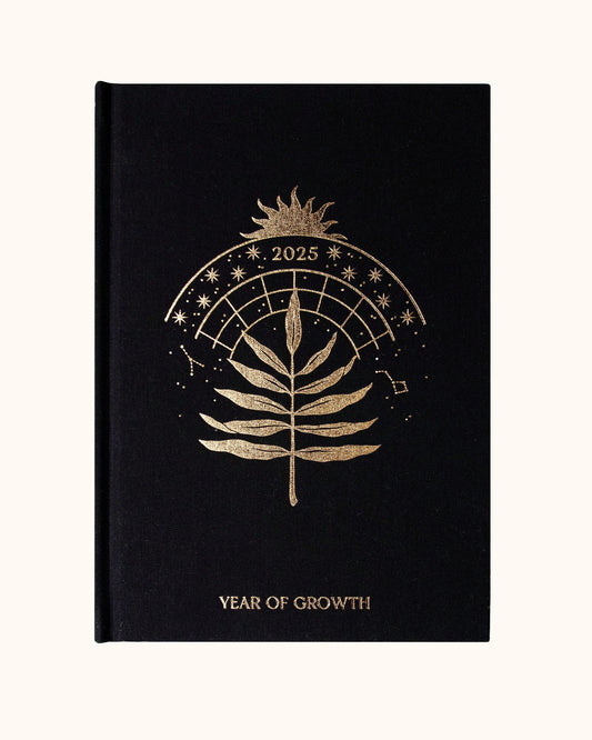 2025 Year Of Growth Self Reflective Journal Book And Planner