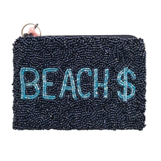 Tiana New York - Beach $ Multi Beaded Coin Purse