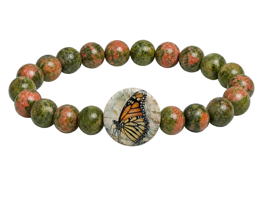 Monarch Meadow Gemstone Bracelet