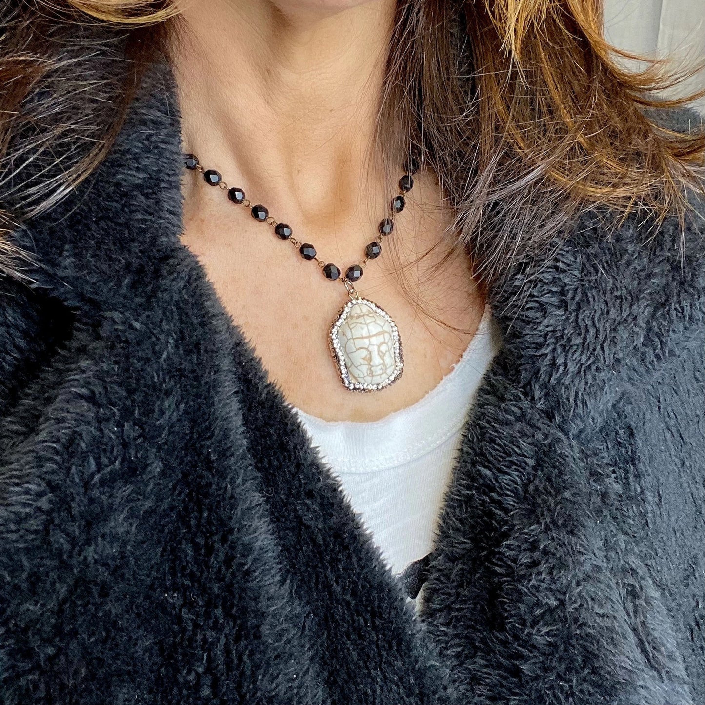 Angelina's Peaceful Buddha Necklace