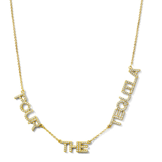 Pour The Tequila CZ Necklace