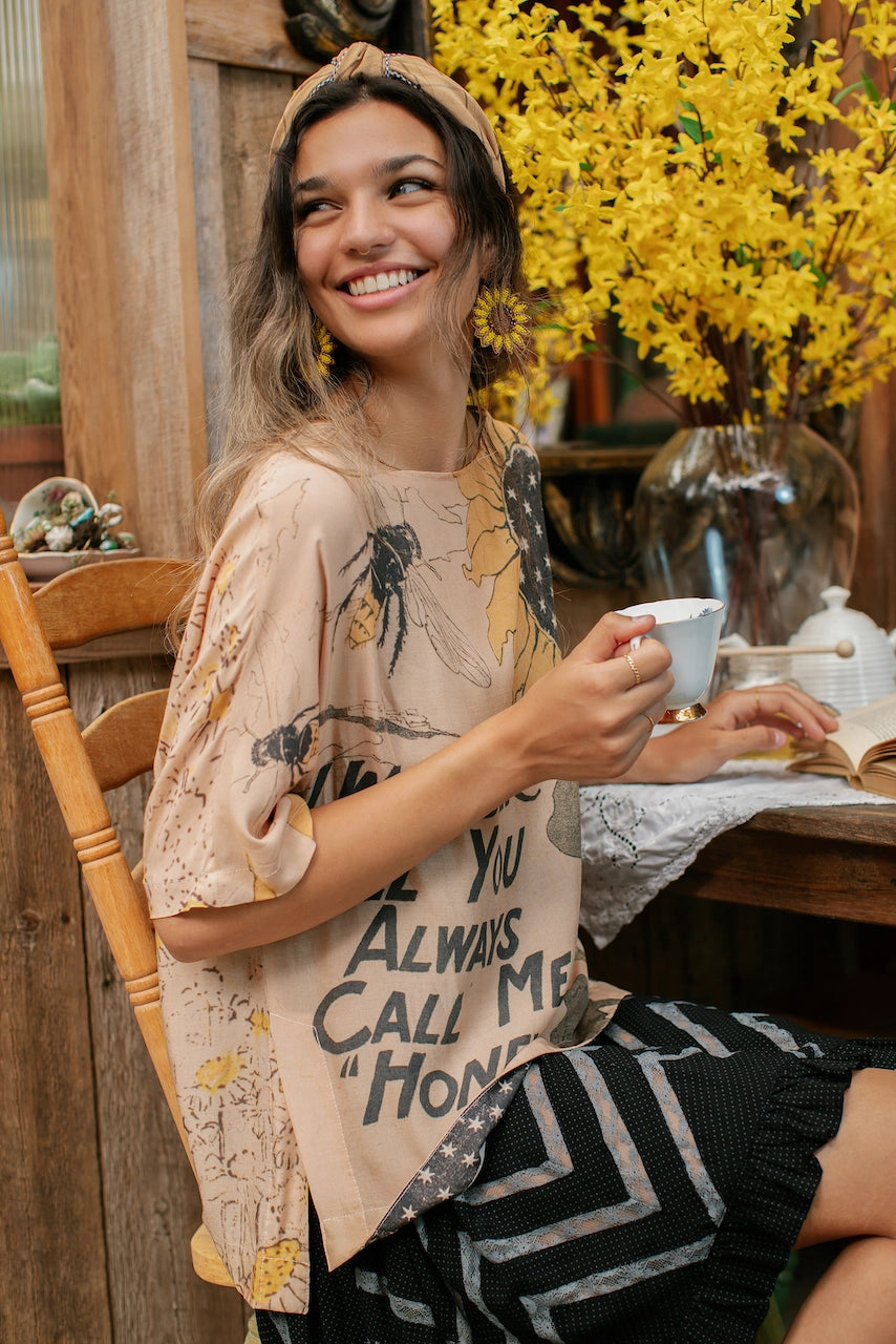 Milk & Honey Milk & Honey Bamboo Bohemian Tee Luxe Bamboo Tunic Shirt