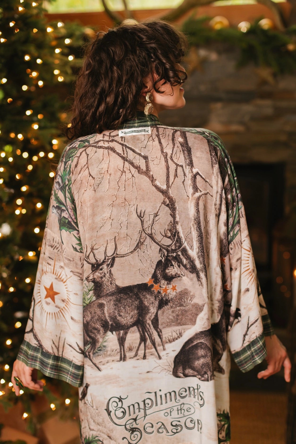 Winter Wish Christmas Matinée Duster Kimono Pre-Order Ships September 2025