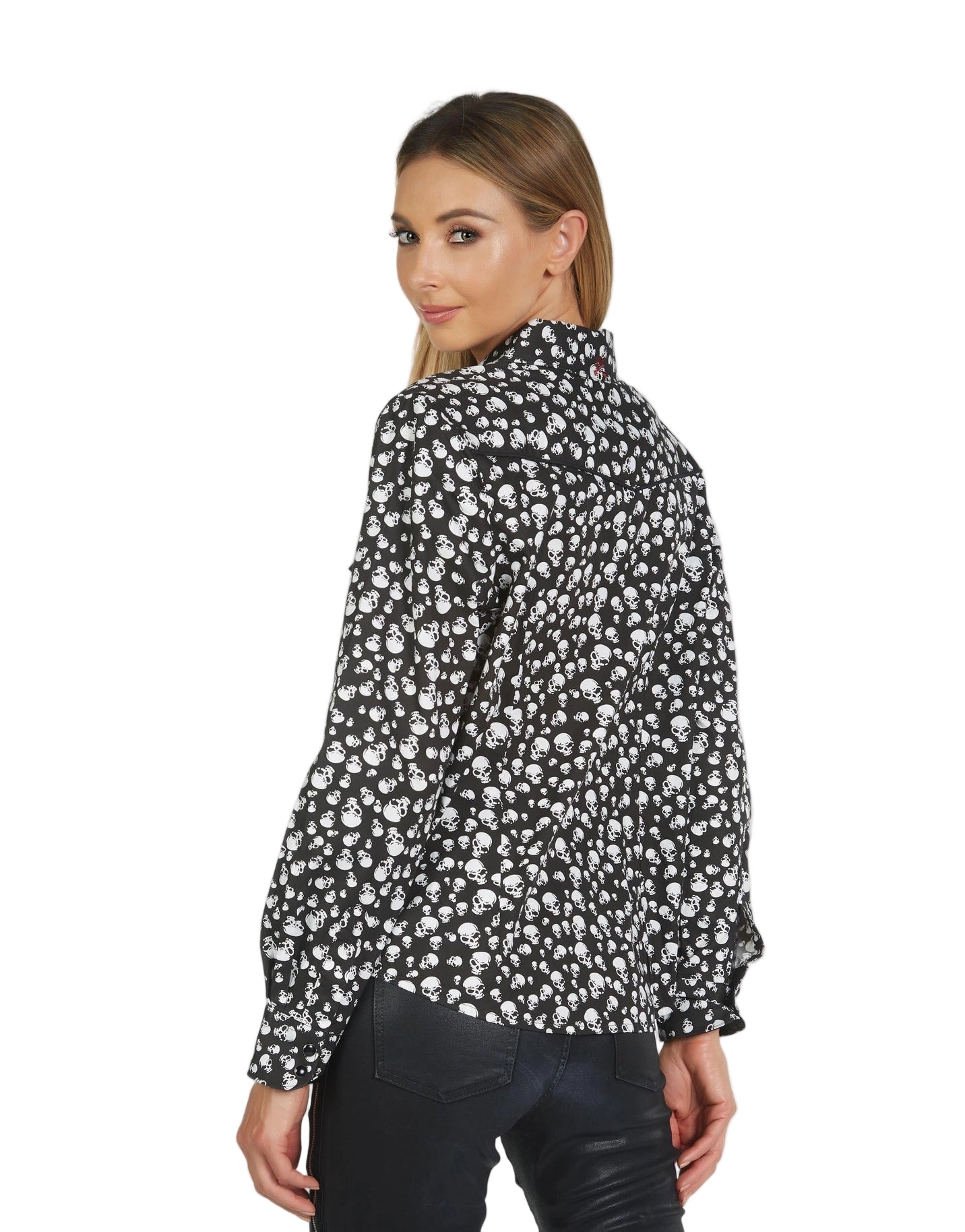 Skull Miner's Daughter Women's Skull Blouse