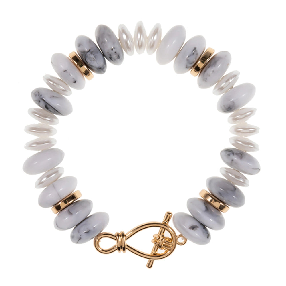 Mixed Stone Beaded Bracelet