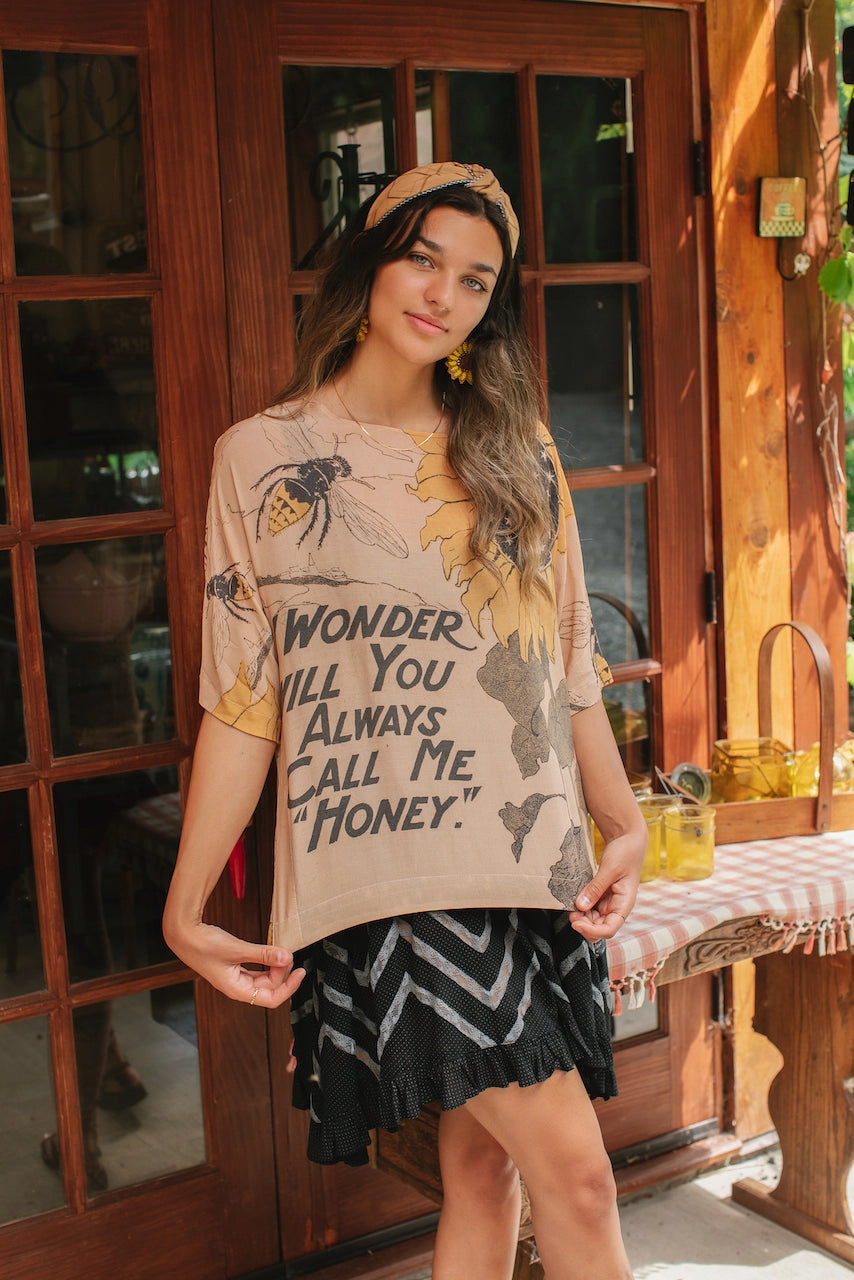 Milk & Honey Milk & Honey Bamboo Bohemian Tee Luxe Bamboo Tunic Shirt