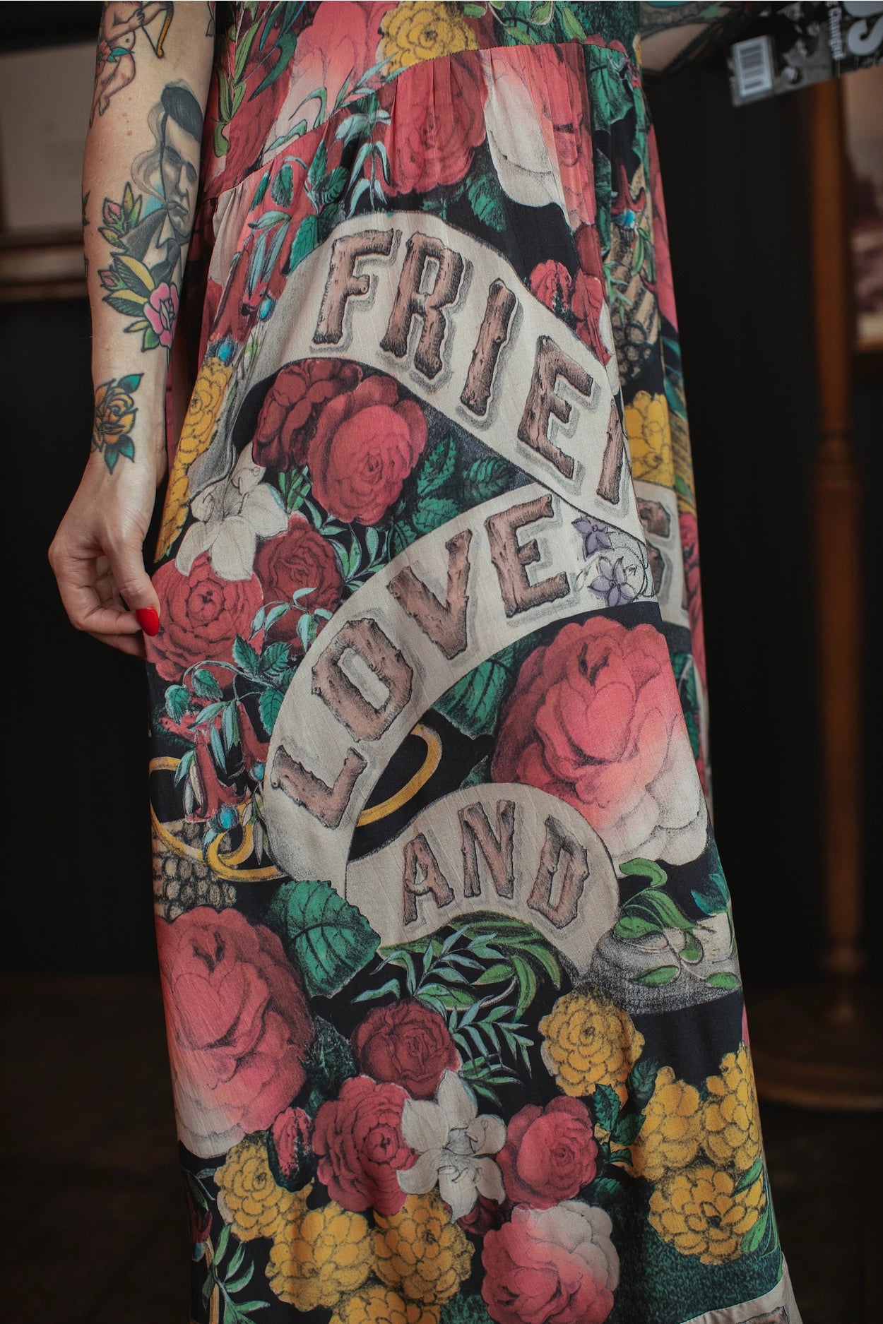 Friendship Love & Truth Bohéme Long Maxi Slip Dress Pre-Order Sips September 2025