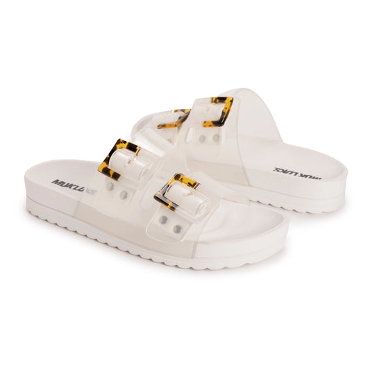 Muk Luks Women's Grand Cayman Lucite Sandal