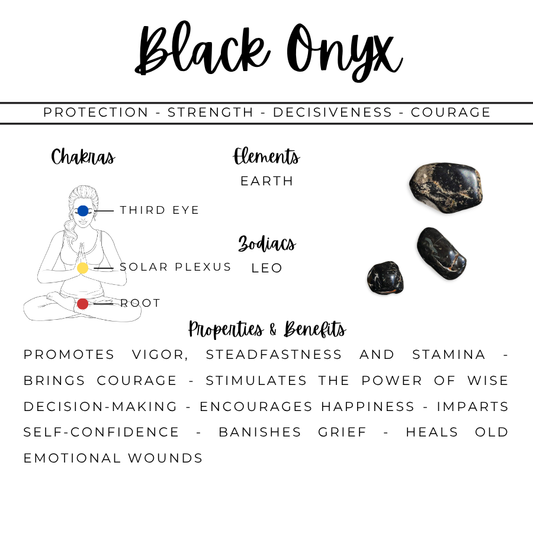 Onyx Buddha Gemstone Bracelet Set