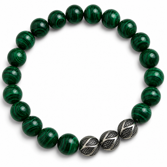 Malachite Gemstone Bracelet