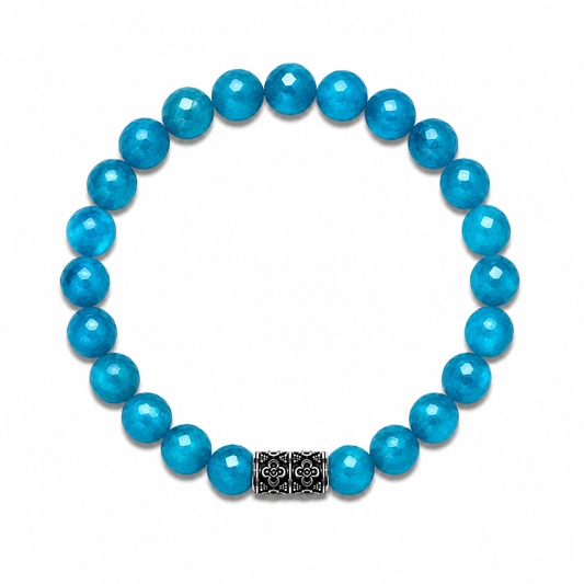 Neon Apatite Gemstone Bracelet