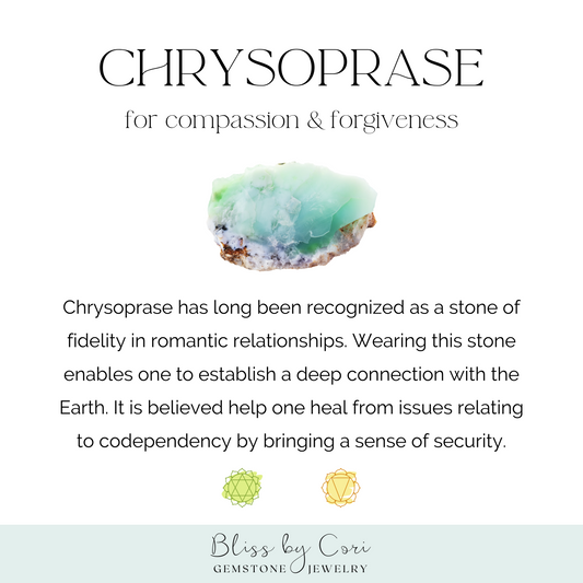 Australian Chrysoprase Unisex Reiki Healing Beaded Gemstone Bracelet