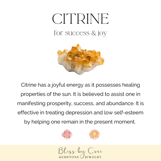 6mm Shaded Citrine Unisex Reiki Healing Beaded Gemstone Necklace