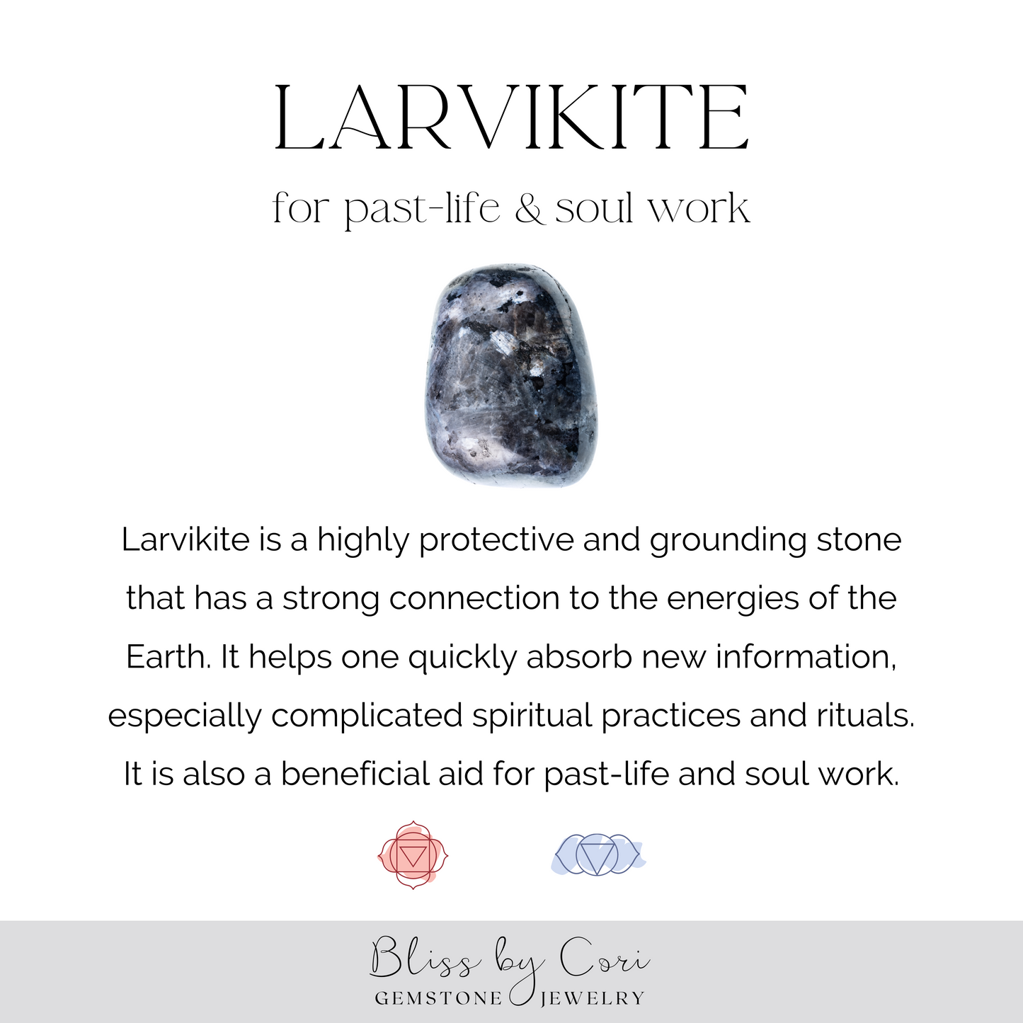 Celestial Larvikite Beaded Gemstone Bracelets