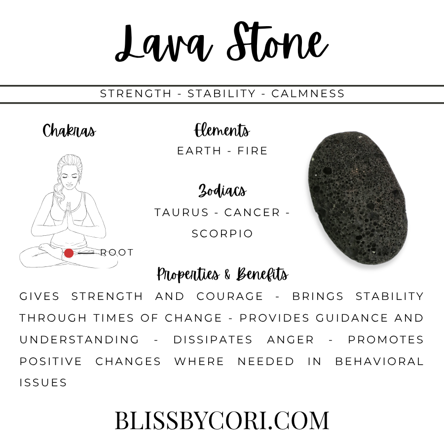 Beach Stone Pebble Lava Necklace