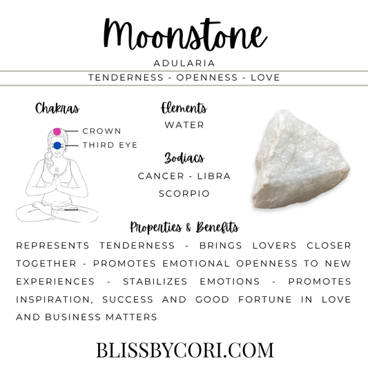 Moonstone Lariat Necklace