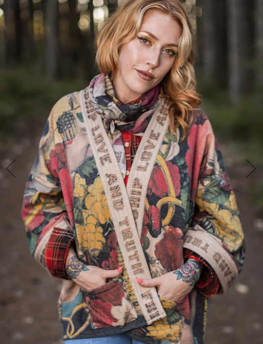 Friendship Love and Truth Cottage Cardigan Pre-Order Ship Mid September 2025