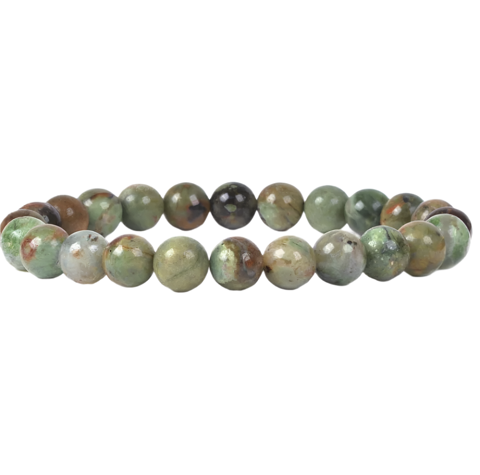 Green Opal Beaded Bracelet