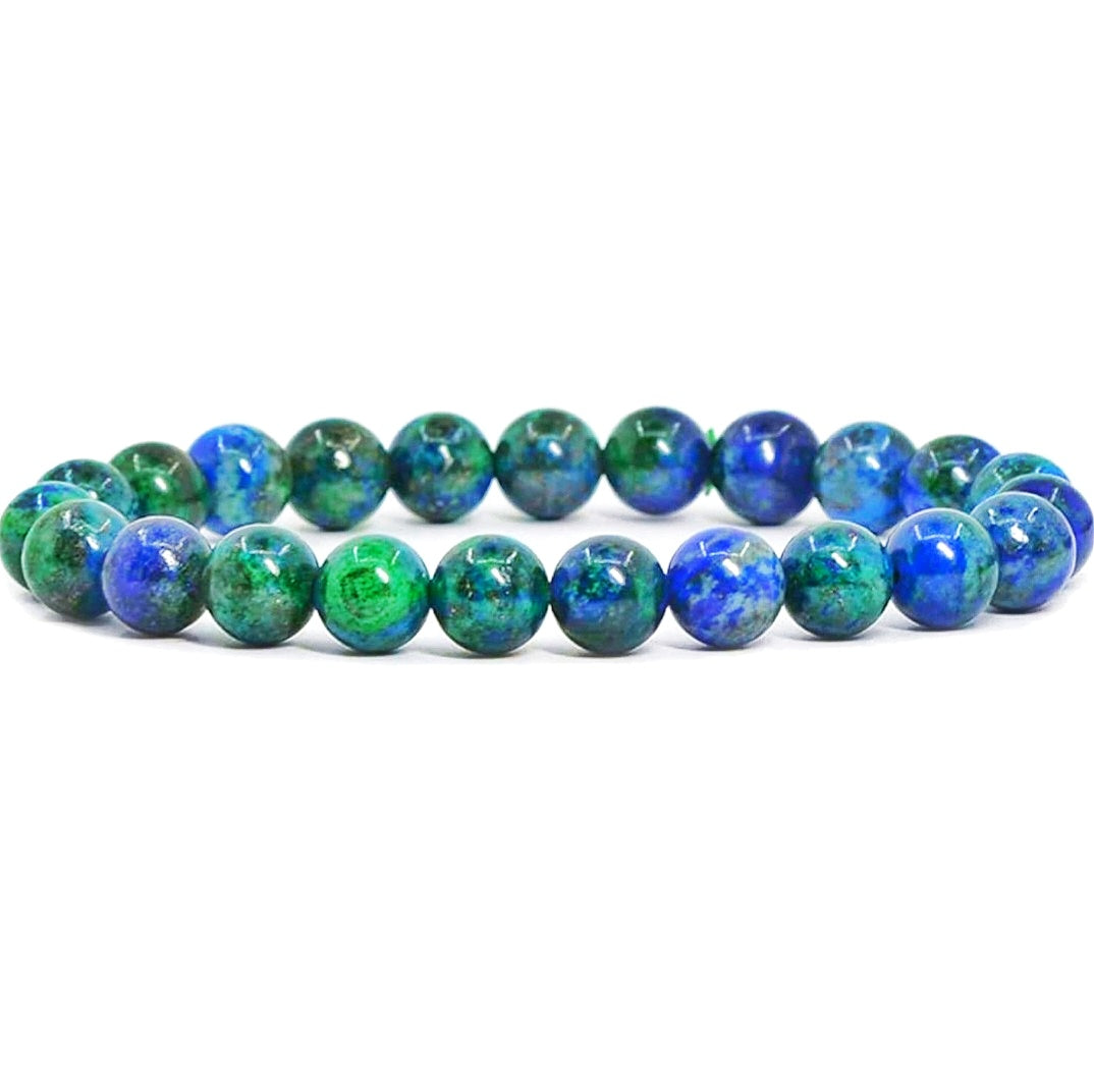 Azurite Unisex Reiki Healing Beaded Gemstone Bracelet