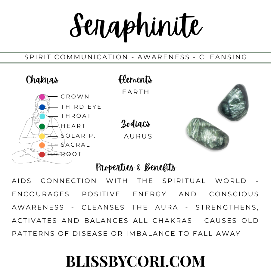 Seraphinite Gemstone Bracelet