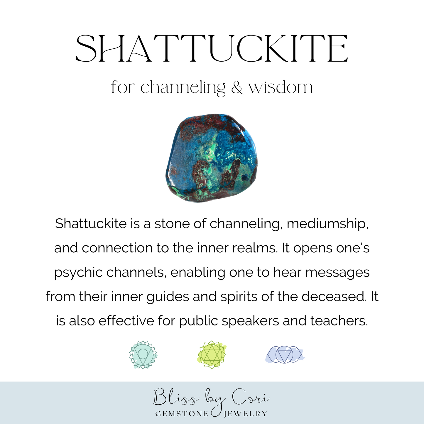 Rare Natural Chrysocolla Shattuckite Gemstone Bracelet