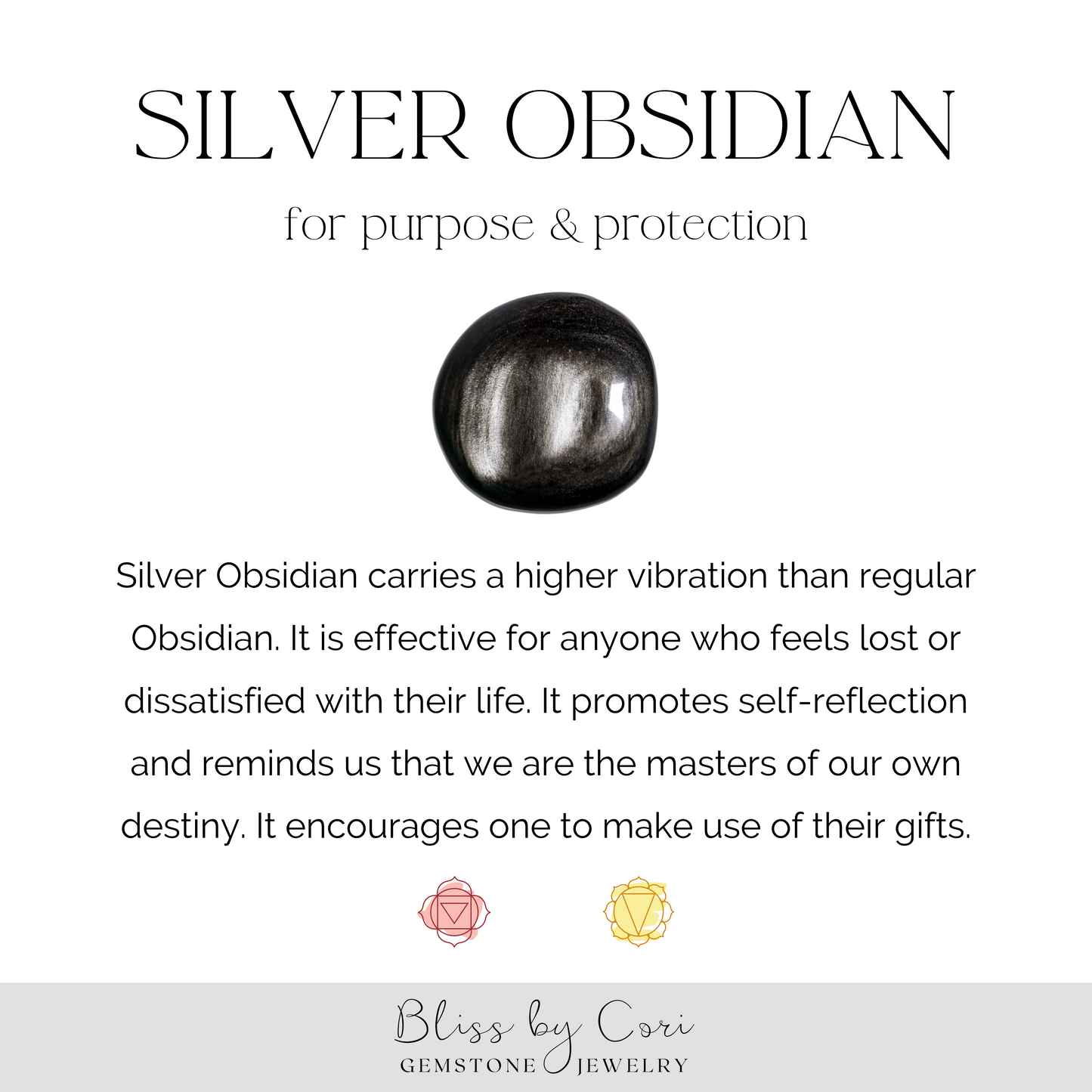 Silver Obsidian Beaded Bracelet