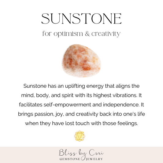 Unisex Genuine Sunstone Reiki Healing Beaded Gemstone Bracelet