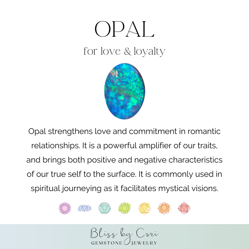 Australian Opal Halo Necklace Only 1 Available