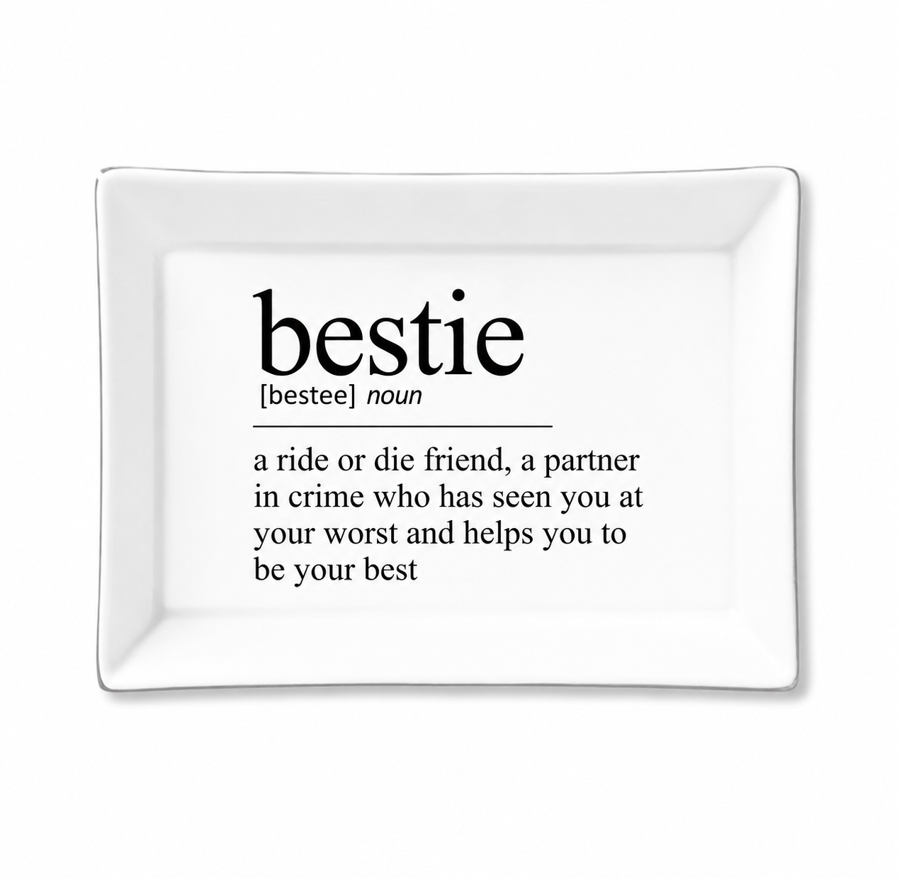Bestie Ceramic Tray