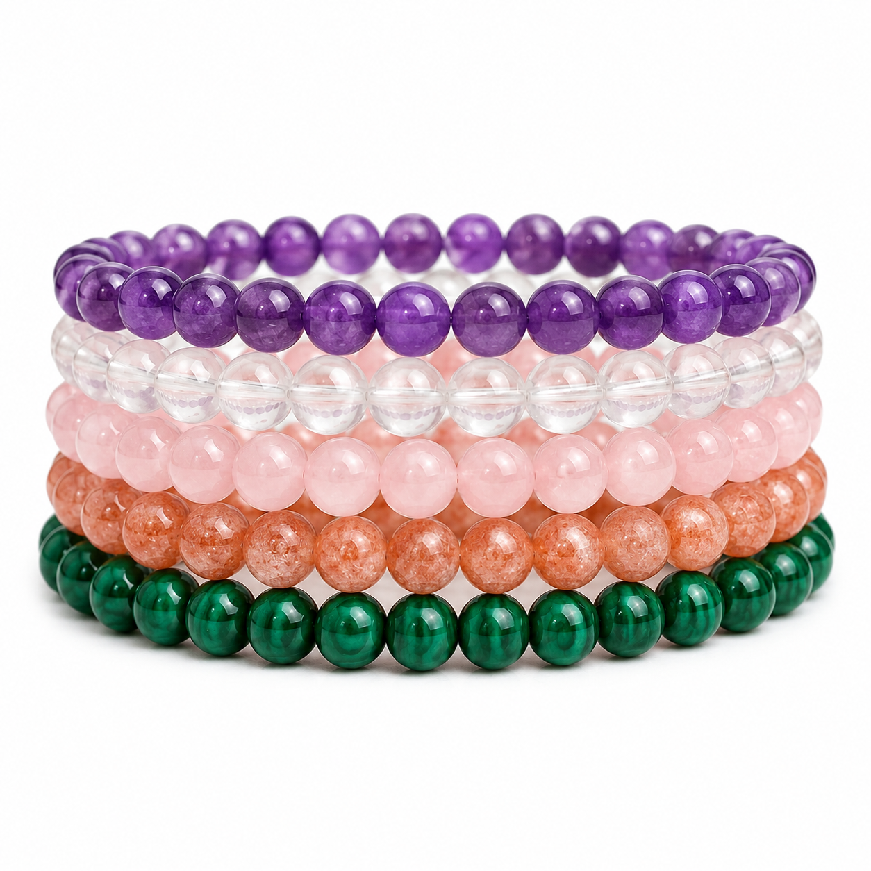 Crystals For Healing Gemstone Bracelet Set