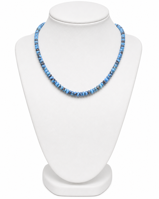 Natural Kazakhstan Lavender Golden Hills Turquoise Necklace