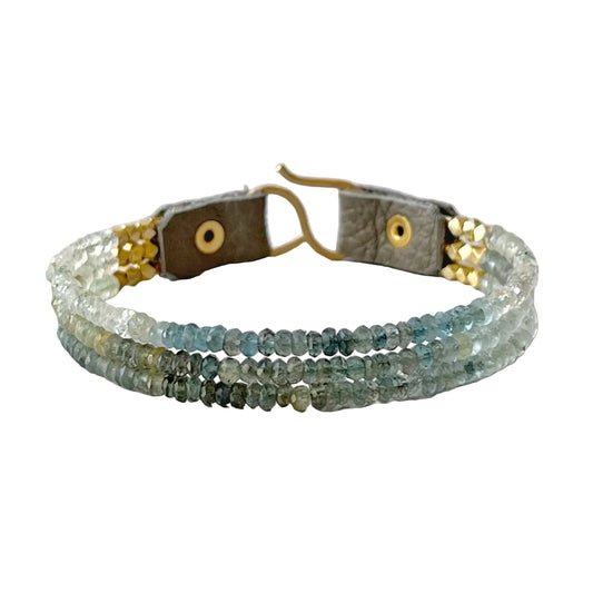 Alexia Viola Napa Bracelet Moss Aquamarine