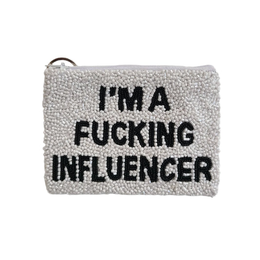Tiana New York - I'm A Fucking Influencer Multi Beaded Coin Purse