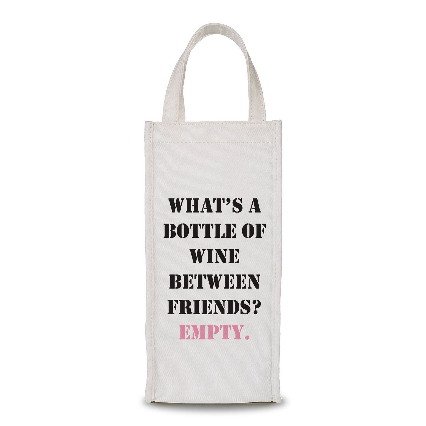What's A Bottle Of Wine Between Friends? Empty.