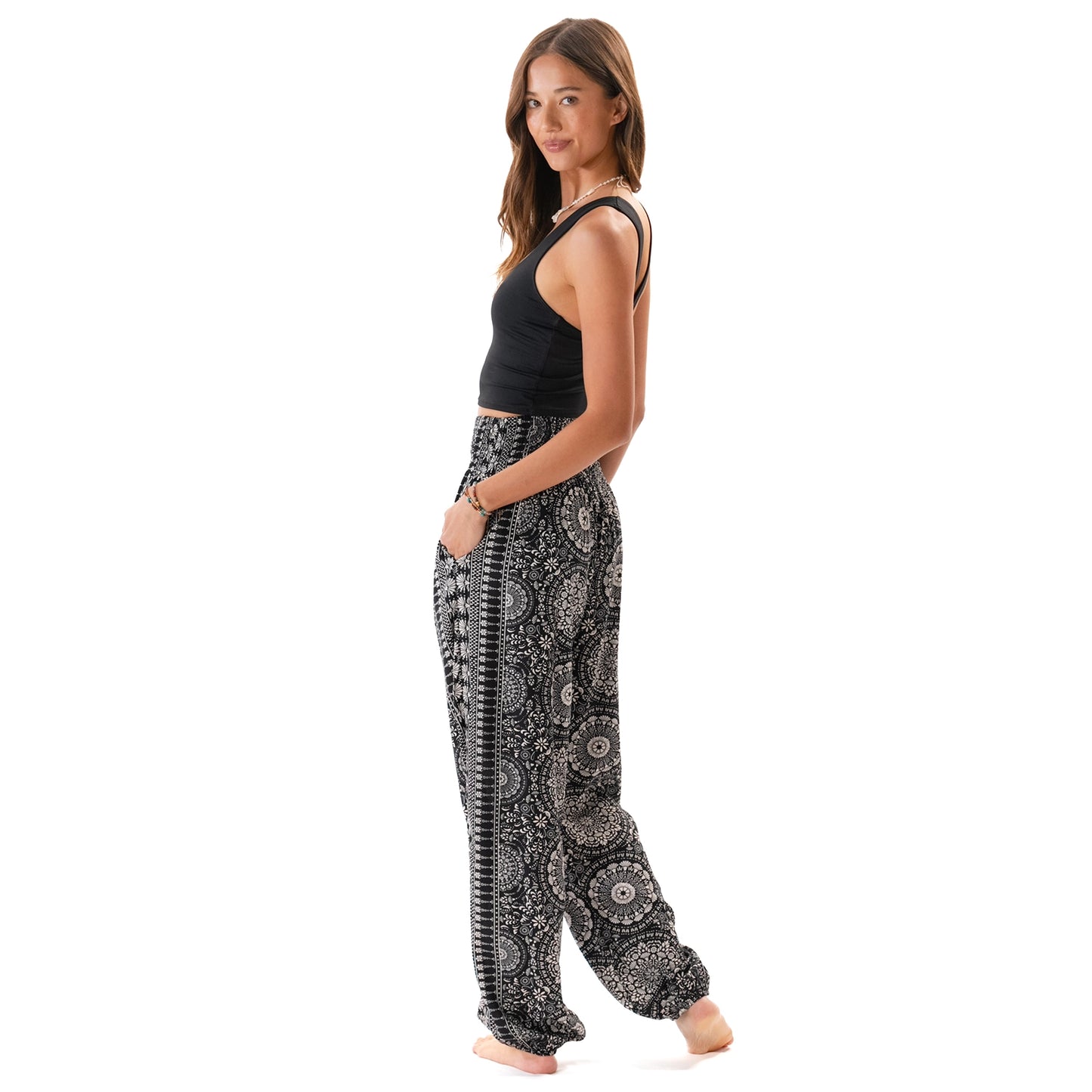 Black Forest Harem Pants with Pockets