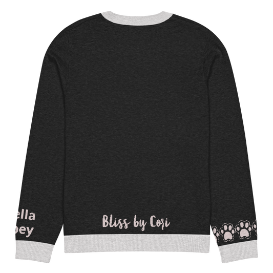 Life Is Better With My Dogs Personalized Knit Sweater