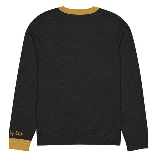 Rock On Gold Dust Woman Personalized Knit Sweater