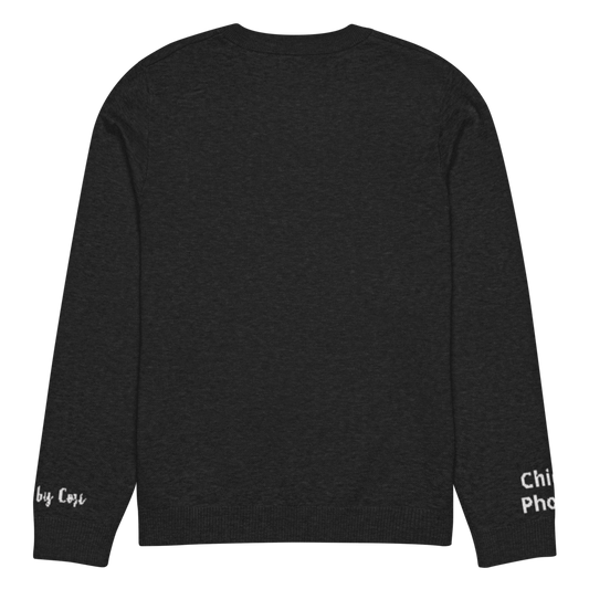 Weekends Coffee & Dogs Personalized Knit Sweater