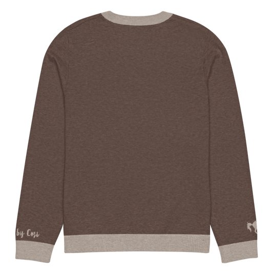 Yee Haws And Hell Naws Personalized Knit Sweater